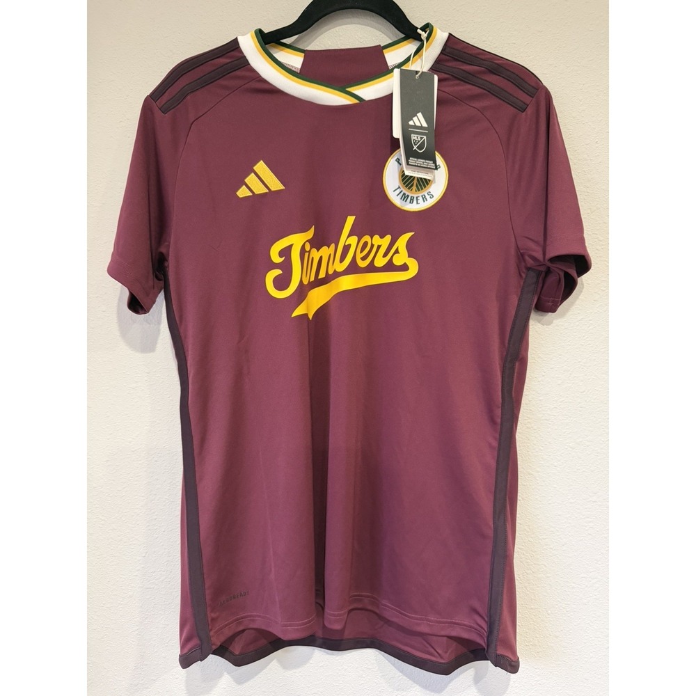 Adidas MLS Portland Timbers 2024 Archive Soccer Jersey Women's Sz. L NEW IM5463
